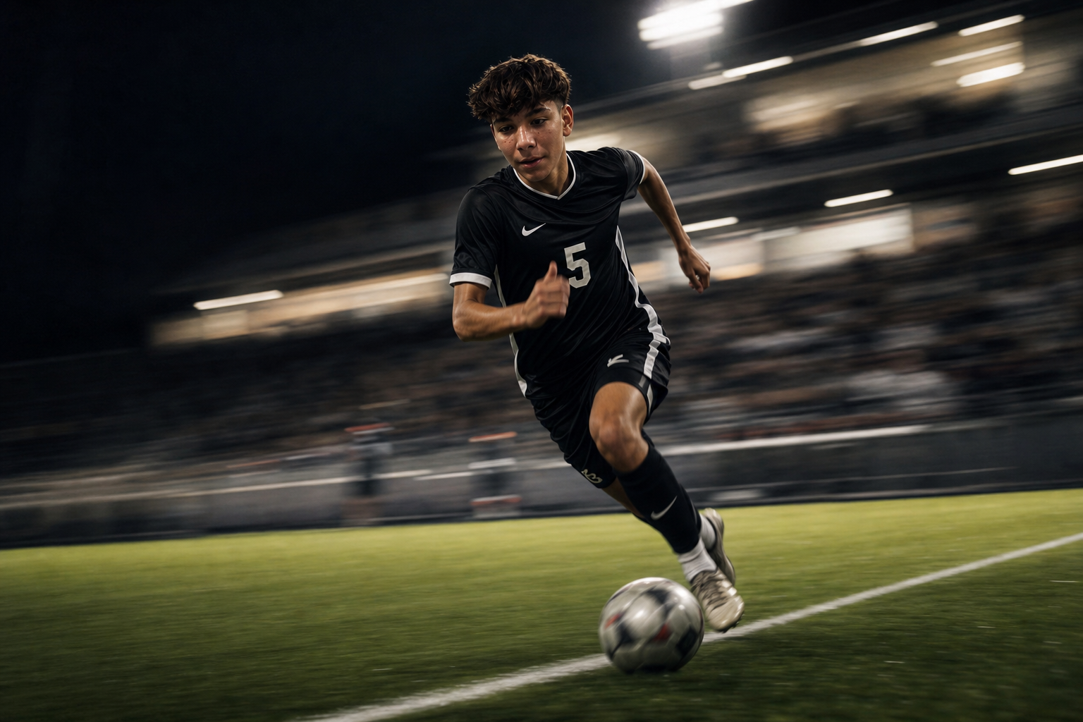 Carrying the ball out of the back
